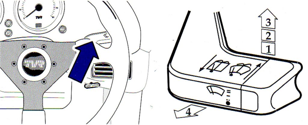 Wiper and washer stalk